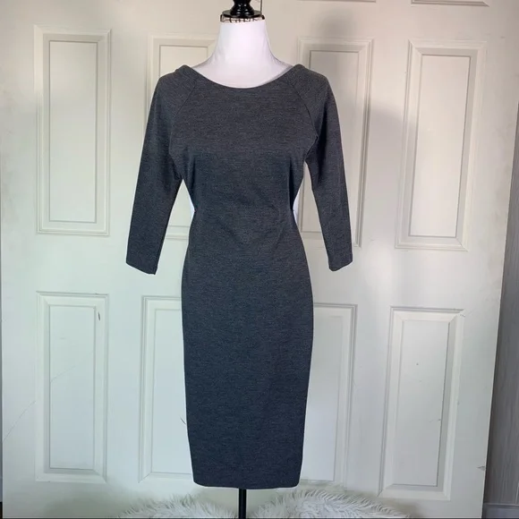 Zara Pencil Casual Slim Bodycon Midi Dress - Picture 7 of 7
